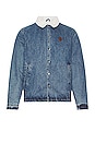 view 1 of 4 BLOUSON BETA in worn indigo
