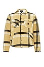 view 1 of 5 Durham Sherpa Lined Jacket in Antelope, Off White & Black