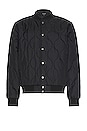 view 1 of 4 Dillinger Quilted Bomber Jacket in Black