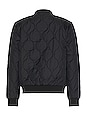 view 2 of 4 Dillinger Quilted Bomber Jacket in Black