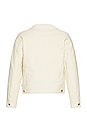 view 2 of 4 Builders Cable Stretch Sherpa Lined Trucker Jacket in Natural