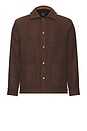 view 1 of 3 SHOP MENSWEAR CHORE 코트 in Heather Pinecone Brown