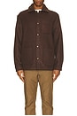 view 3 of 3 SHOP MENSWEAR CHORE コート in Heather Pinecone Brown