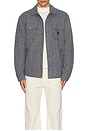 view 4 of 4 Durham Sherpa Lined Jacket in Black Herringbone