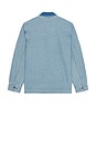 view 2 of 5 Herringbone Lightweight Chore Coat in Light Wash Denim
