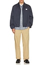 view 4 of 5 Trademark Lightweight Garage Zip Jacket in Washed Navy