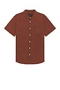 view 1 of 3 Charter Sol Wash Short Sleeve Shirt in Sepia Sol Wash