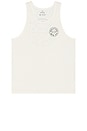view 2 of 3 Crest Tank Top in Off White & Black