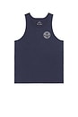 view 2 of 3 Crest Tank Top in Washed Navy & Off White