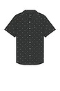 view 1 of 4 Charter Print Short Sleeve Shirt in Washed Black Pyramid