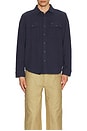 view 3 of 3 Bowery Overshirt in Washed Navy