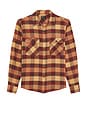 view 1 of 4 Bowery Flannel Shirt in Curry, Washed Black, & Crimson