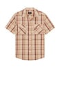 view 1 of 3 Wayne Western Short Sleeve Shirt in Western Plaid