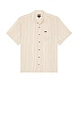 view 1 of 5 CAMISA CRU in Hazelnut & Painterly Stripe