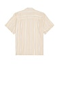 view 2 of 5 CAMISA CRU in Hazelnut & Painterly Stripe