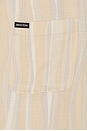 view 3 of 5 CAMISA CRU in Hazelnut & Painterly Stripe