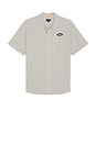 view 1 of 5 Builders Auto Short Sleeve Shirt in Black & Off White Stripe
