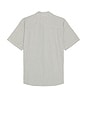 view 2 of 5 Builders Auto Short Sleeve Shirt in Black & Off White Stripe