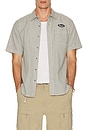 view 4 of 5 Builders Auto Short Sleeve Shirt in Black & Off White Stripe