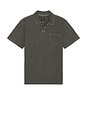 view 1 of 4 Vintage Wash Short Sleeve Polo in Washed Black