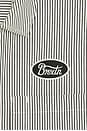 view 3 of 5 Builders Auto Shirt in Black & Off White Stripe