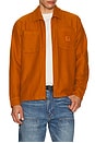 view 4 of 5 Union Full Zip Flannel Shirt in Rustic Caramel