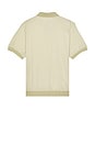 view 2 of 4 Weekend Herringbone Polo in Whitecap & Elm