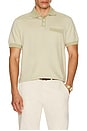 view 3 of 4 Weekend Herringbone Polo in Whitecap & Elm