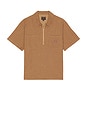 view 4 of 5 CAMISA in Brown & Tan Stripe