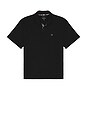 view 4 of 5 Anton Short Sleeve Polo in Black