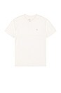 view 1 of 3 Beta Square Short Sleeve Henley in Off White