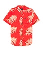 view 1 of 4 Charter Short Sleeve Shirt in Aloha Red & Palm Leaf