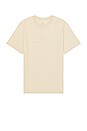 view 1 of 3 Alpha Thread Short Sleeve Standard Tee in Cream & Sand