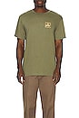 view 3 of 3 Alpha Square Short Sleeve Standard Tee in Olive Surplus