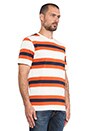 view 2 of 4 Linus Tee in Cream &  Navy in Cream & Navy
