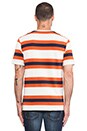 view 3 of 4 Linus Tee in Cream &  Navy in Cream & Navy