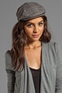 view 1 of 3 Hooligan Snap Cap in Brown Plaid