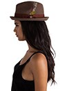 view 2 of 4 Gain Fedora in Brown & Copper
