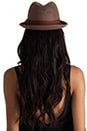 view 3 of 4 Gain Fedora in Brown & Copper