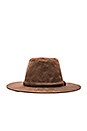 view 4 of 4 Highland Fedora in Brown
