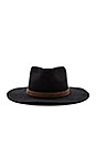 view 4 of 4 Thorpe Fedora in Black & Brown