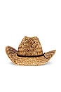 view 3 of 3 Houston Straw Cowboy Hat in Natural