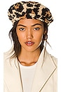 view 1 of 3 Fiddler Beret in Large Leopard
