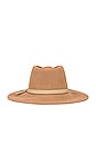 view 3 of 4 Joanna Felt Packable Hat in Mojave & Safari