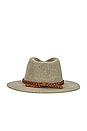 view 2 of 2 Messer Western Fedora in Heather Natural