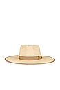 view 2 of 3 Jo Straw Rancher Hat in Natural