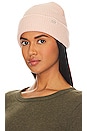 view 1 of 3 Alpha W Beanie in Soft Pink