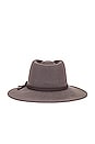 view 3 of 3 Joanna Felt Packable Hat in Dusk