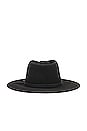 view 3 of 3 Joanna Felt Packable Hat in Black