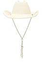 view 3 of 3 Austin Straw Cowboy Hat in Bone